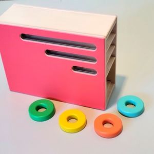 Lovevery Count and Slide Ring Chute Wooden Toy